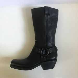 Super Soft Leather Harness/Biker Boots
